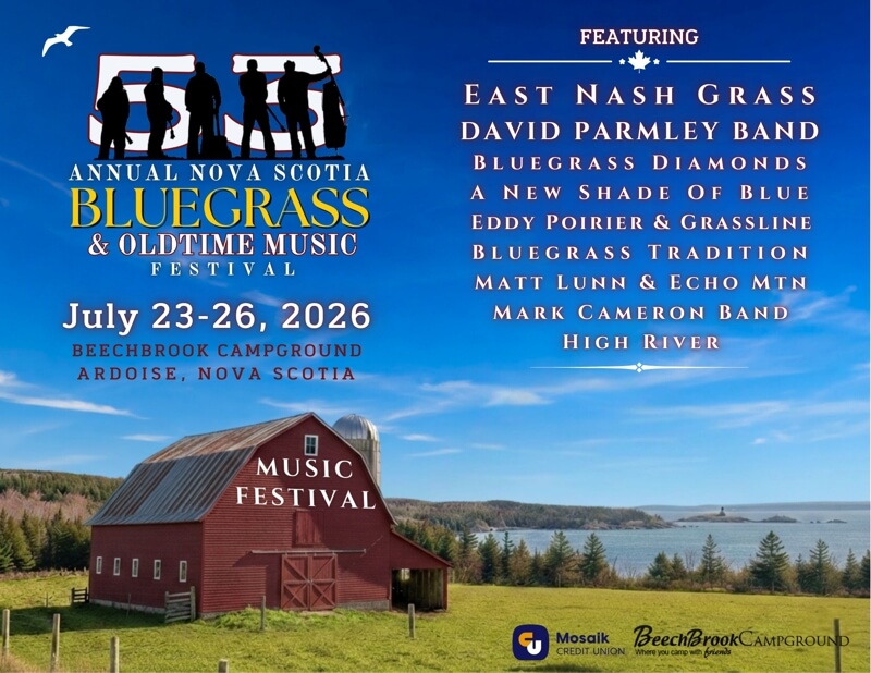 Nova Scotia Bluegrass &amp; Oldtime Music Festival Poster